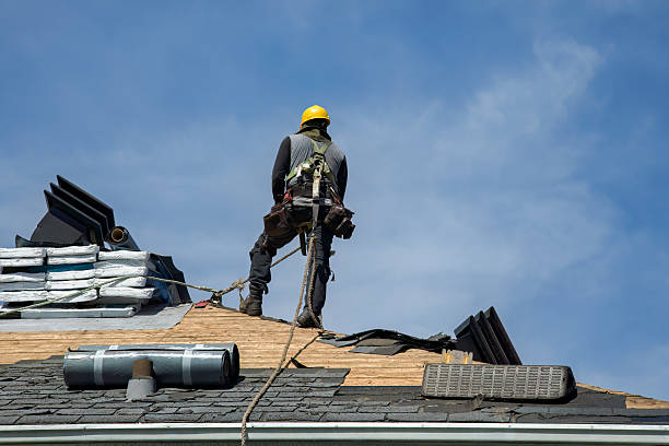 Professional Roofing technician working in Holland, MI